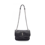 Saint Laurent Paris Shoulder Bag Niki Mini Black Leather Mini Chain