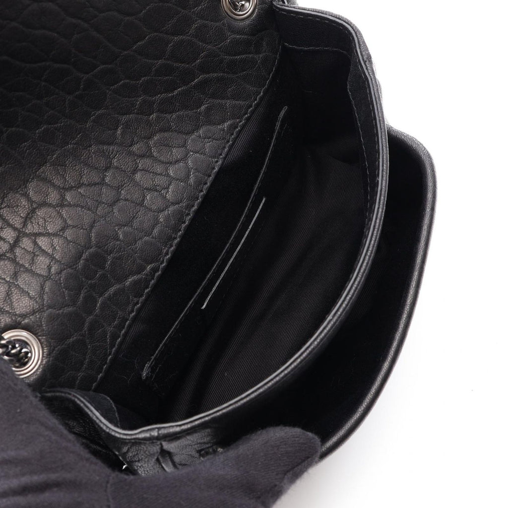 Saint Laurent Paris Shoulder Bag Niki Mini Black Leather Mini Chain — view 3