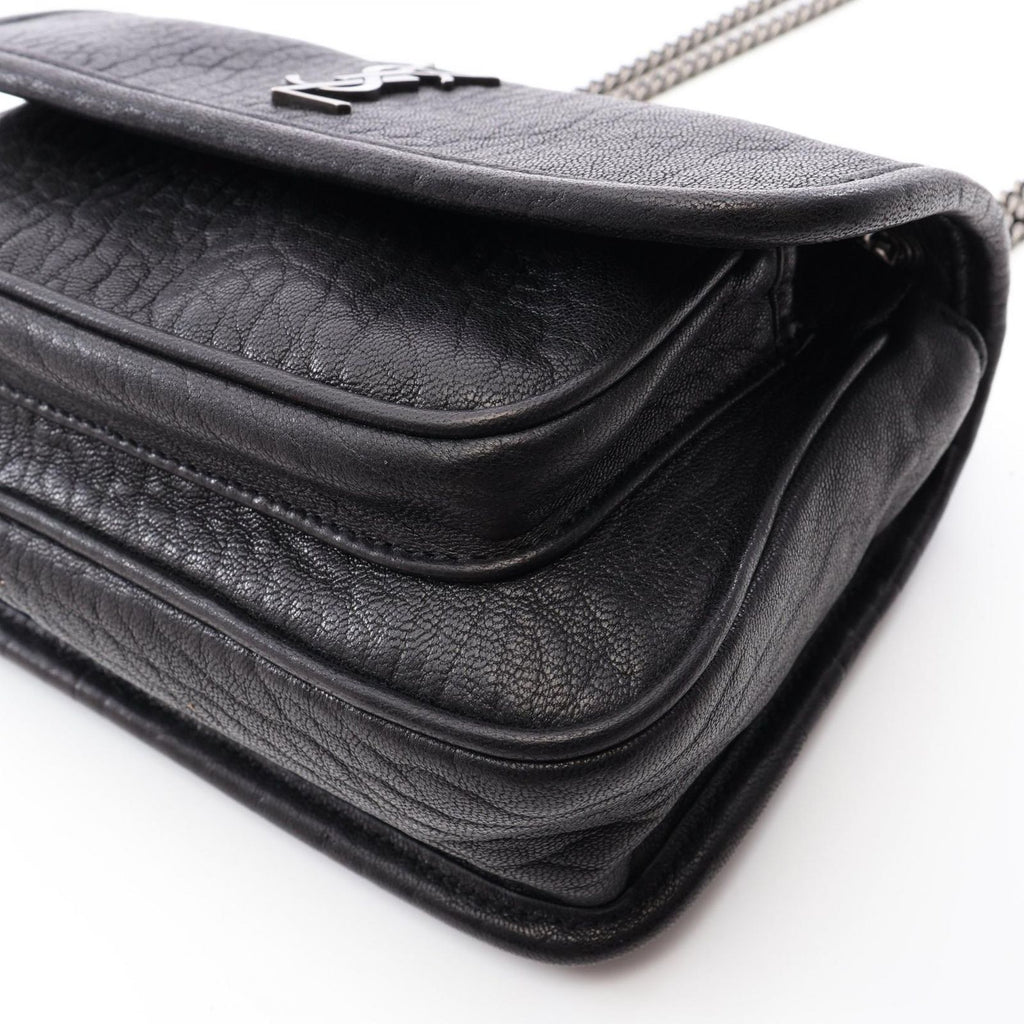 Saint Laurent Paris Shoulder Bag Niki Mini Black Leather Mini Chain — view 6