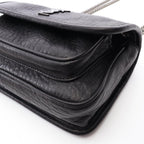 Saint Laurent Paris Shoulder Bag Niki Mini Black Leather Mini Chain — view 6