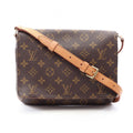 Louis Vuitton Shoulder Bag Musette Tango Short Strap Monogram Canvas Leather