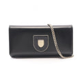 Dior Shoulder Bag Diorama Black Leather Chain Wallet