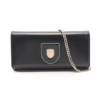 Dior Shoulder Bag Diorama Black Leather Chain Wallet