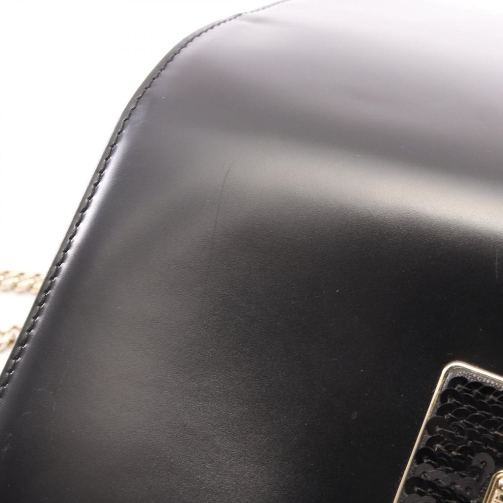 Dior Shoulder Bag Diorama Black Leather Chain Wallet — view 7