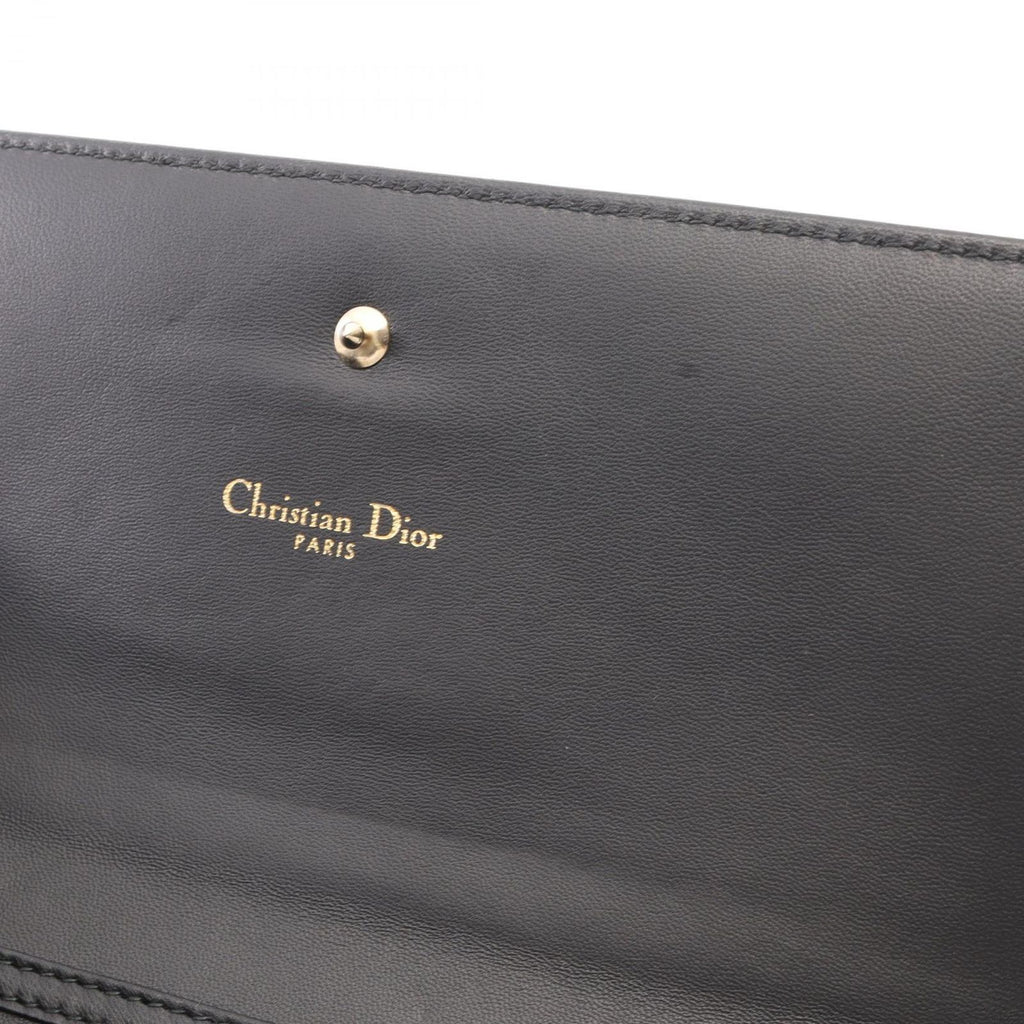 Dior Shoulder Bag Diorama Black Leather Chain Wallet — view 6