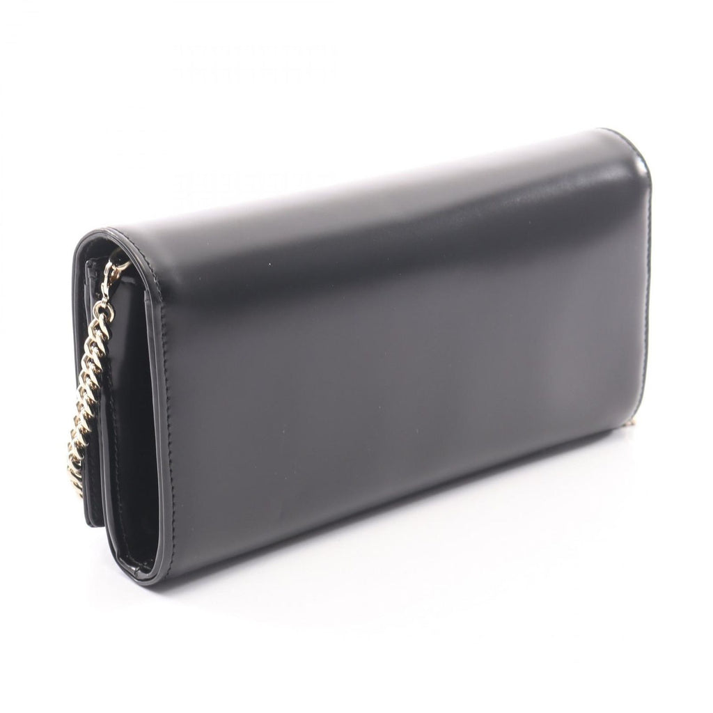 Dior Shoulder Bag Diorama Black Leather Chain Wallet — view 2