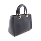 Dior Lady D-sire My Abcdior 2-Way Black Leather Handbag — view 2