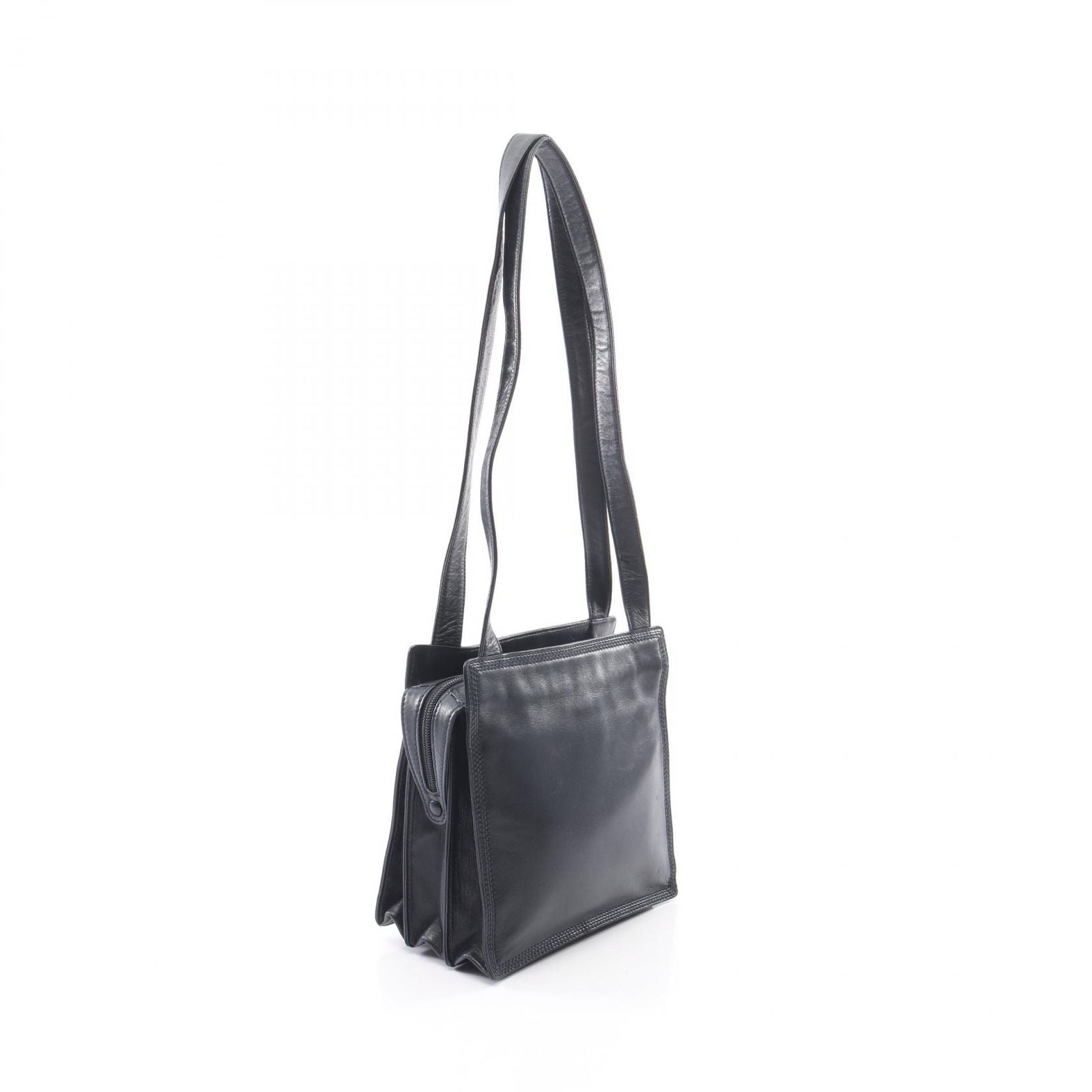 Loewe Shoulder Bag Anagram Navy Leather — view 2