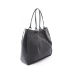 Gucci Tote Bag GG Pattern Black Canvas Leather — view 2