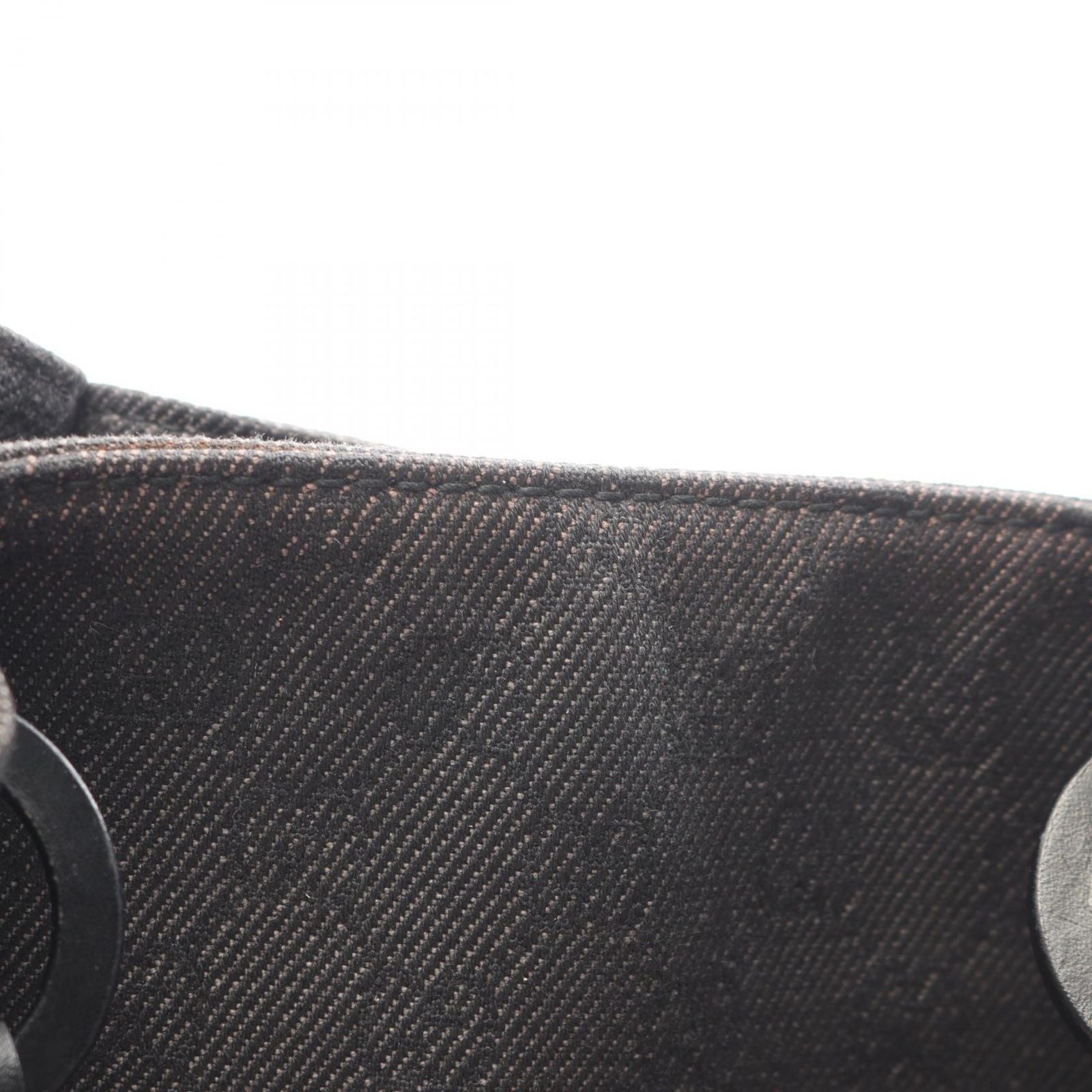 Gucci Tote Bag GG Pattern Black Canvas Leather — view 7