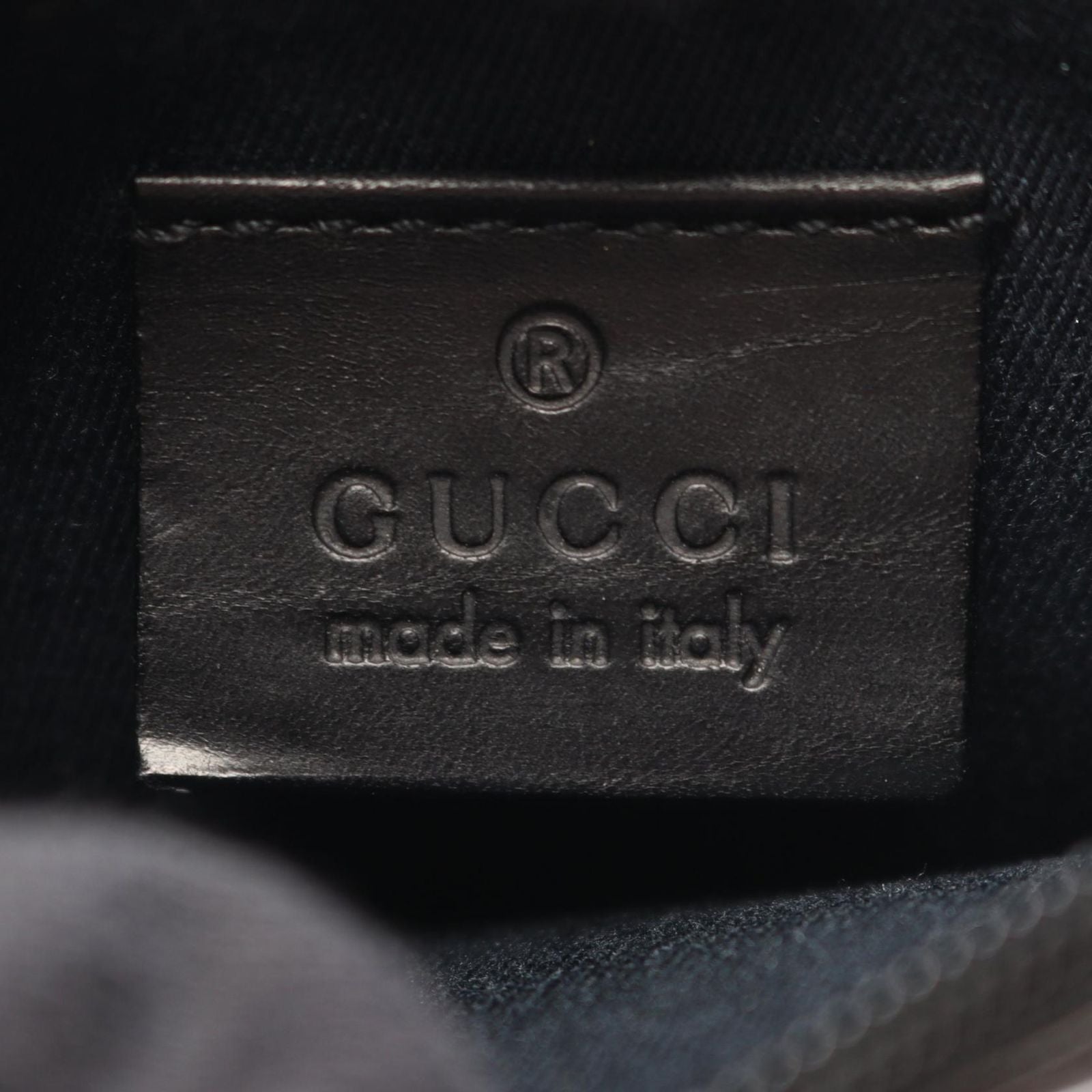 Gucci Tote Bag GG Pattern Black Canvas Leather — view 4
