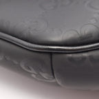 Gucci Waist Bag GG Rubber Cross Black Leather — view 5