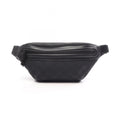 Gucci Waist Bag GG Rubber Cross Black Leather