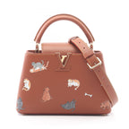 Louis Vuitton Grace Coddington Capucines BB Tan 2-Way Leather Handbag