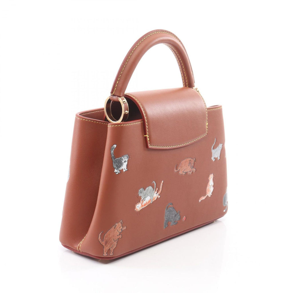 Louis Vuitton Grace Coddington Capucines BB Tan 2-Way Leather Handbag — view 2