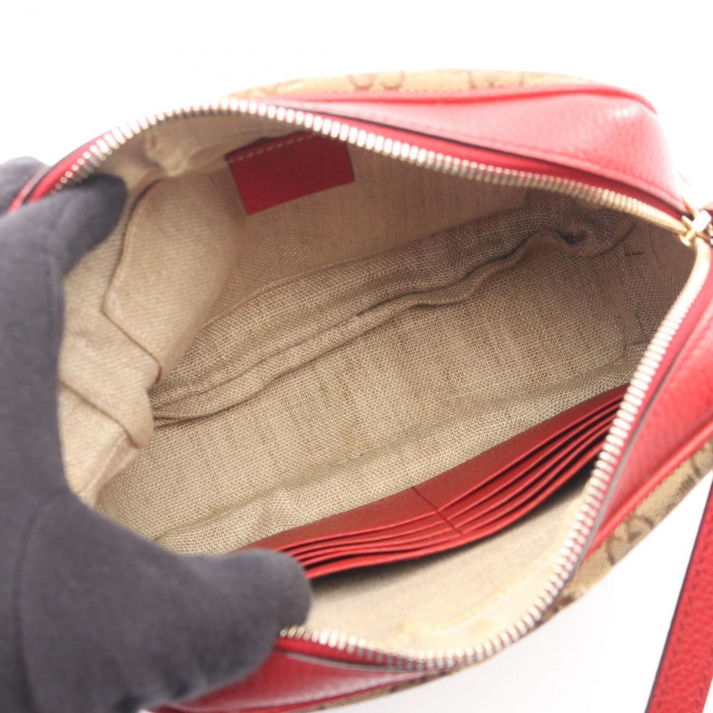 Gucci Shoulder Bag Bree GG Canvas Leather — view 3