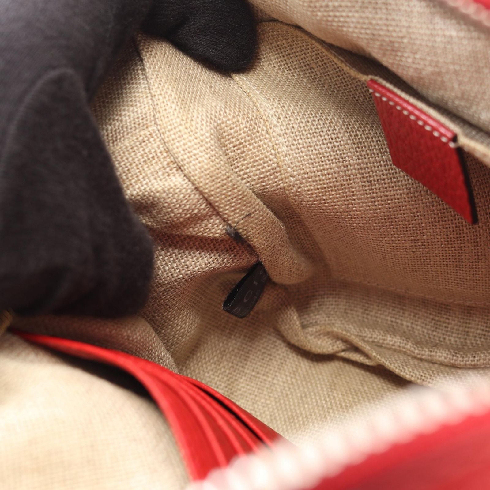 Gucci Shoulder Bag Bree GG Canvas Leather — view 7