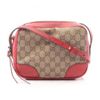 Gucci Shoulder Bag Bree GG Canvas Leather