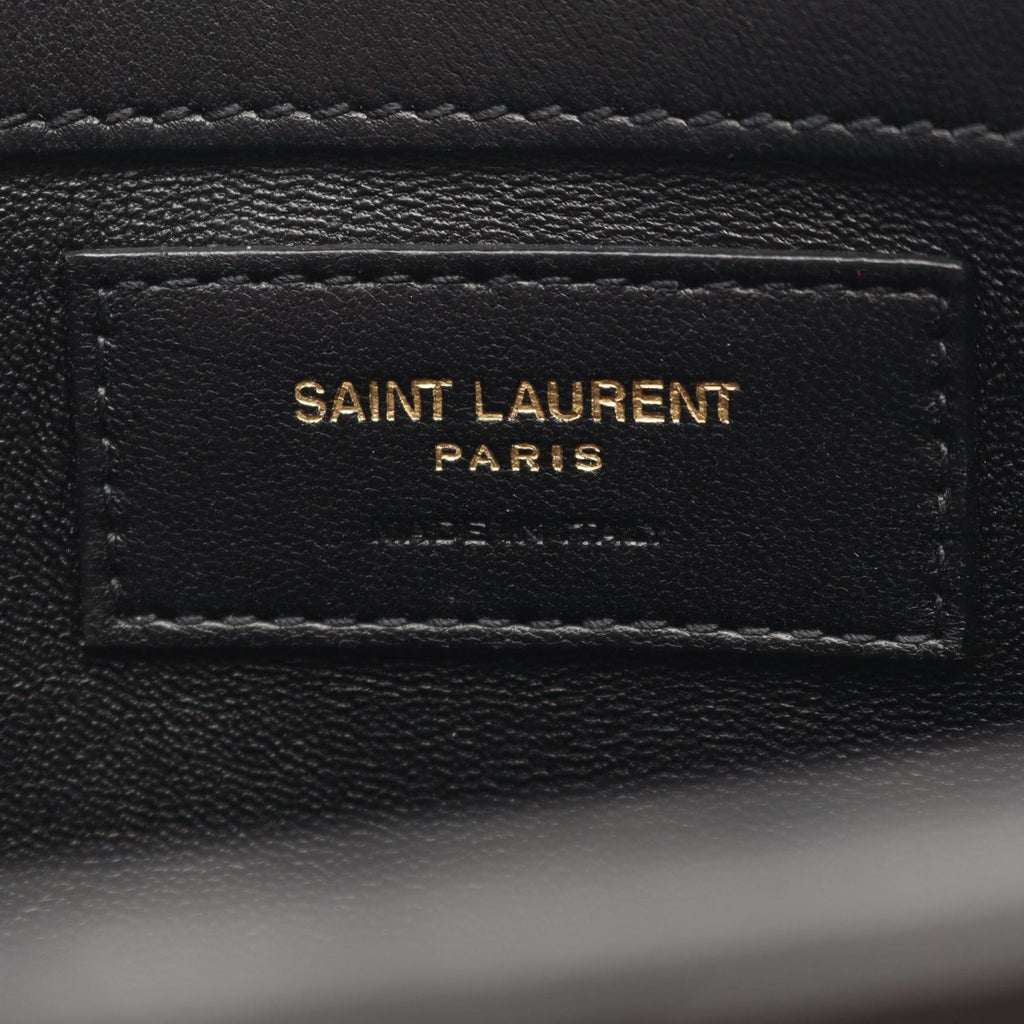 Saint Laurent Paris Tote le Maill Black Leather le Quilted Chain Shoulder Bag — view 4