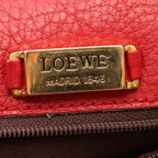 Loewe Shoulder Bag Anagram Red Leather — view 4