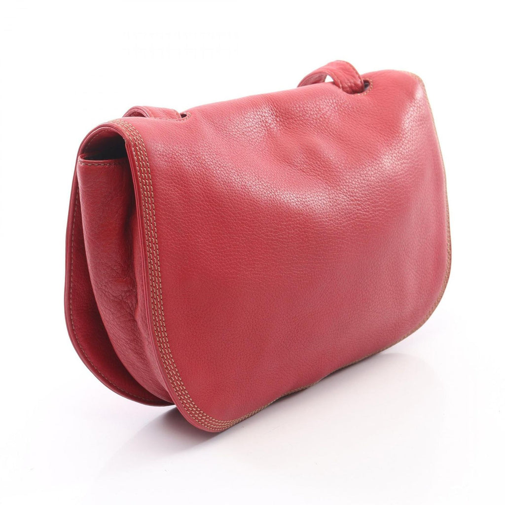 Loewe Shoulder Bag Anagram Red Leather — view 2