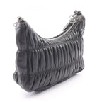 Prada Shoulder Bag Re Edition 2-Way Black Leather Re Gathered — view 2
