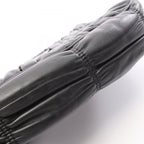 Prada Shoulder Bag Re Edition 2-Way Black Leather Re Gathered — view 8