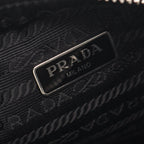 Prada Shoulder Bag Re Edition 2-Way Black Leather Re Gathered — view 4
