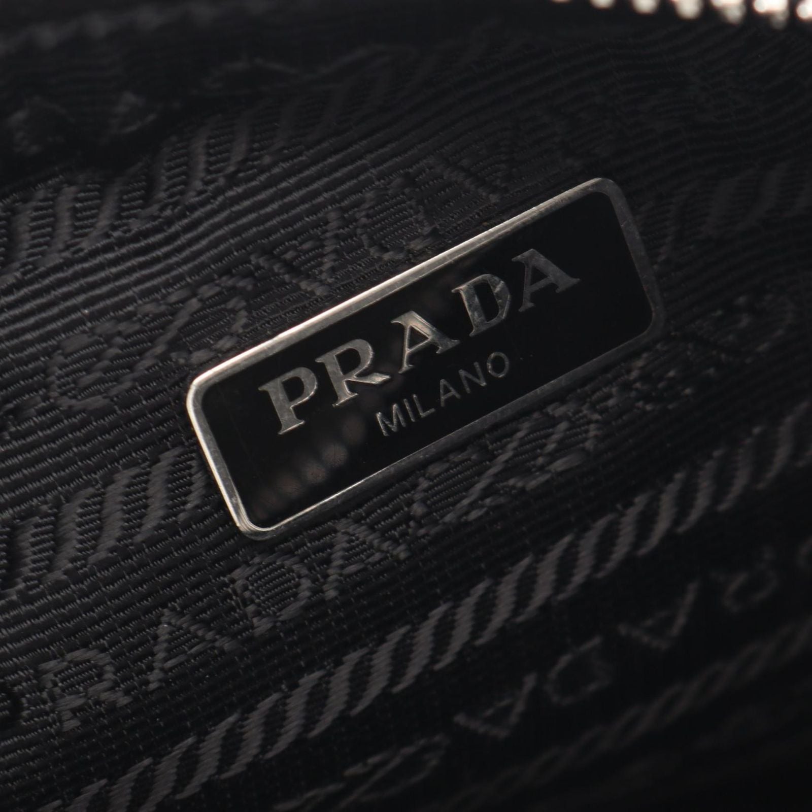 Prada Shoulder Bag Re Edition 2-Way Black Leather Re Gathered — view 4