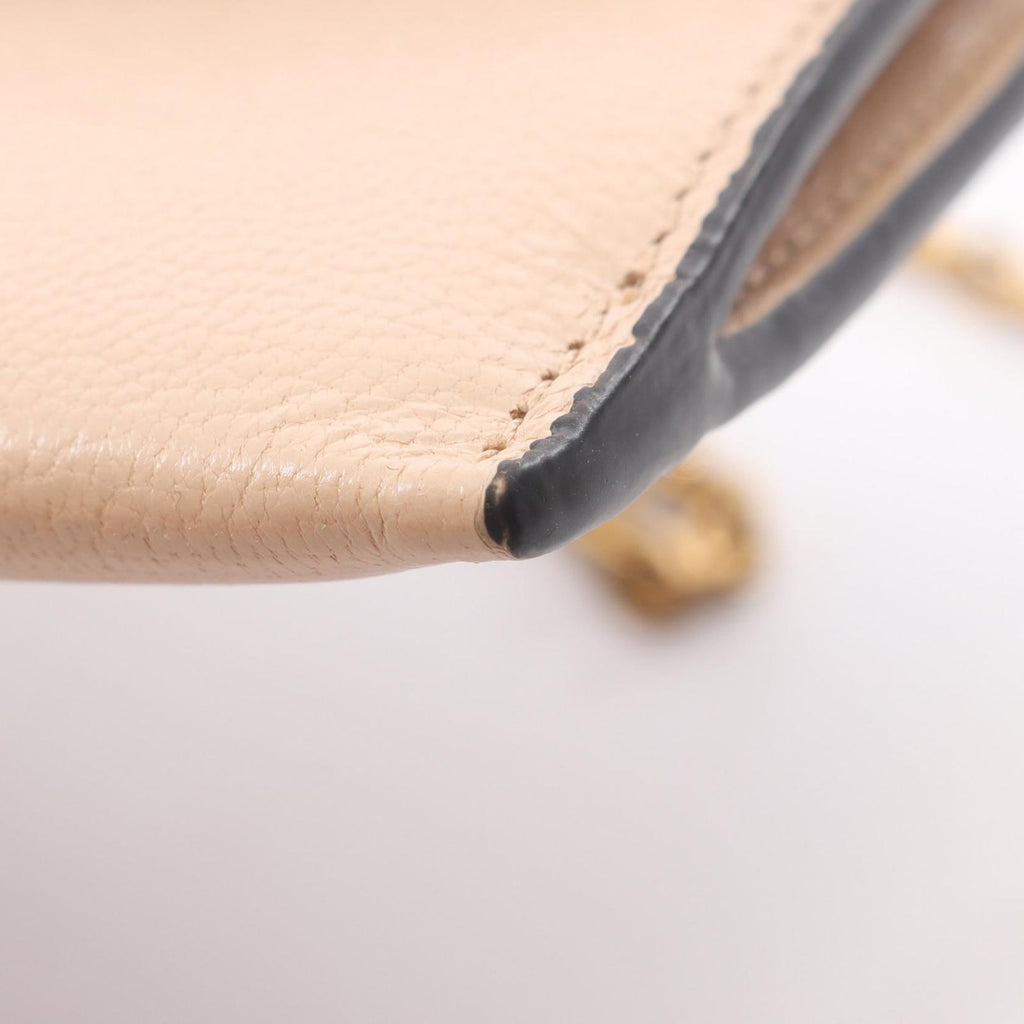 Dior Shoulder Bag Saddle Wallet Oblique Jacquard Pink Beige Leather Chain — view 5