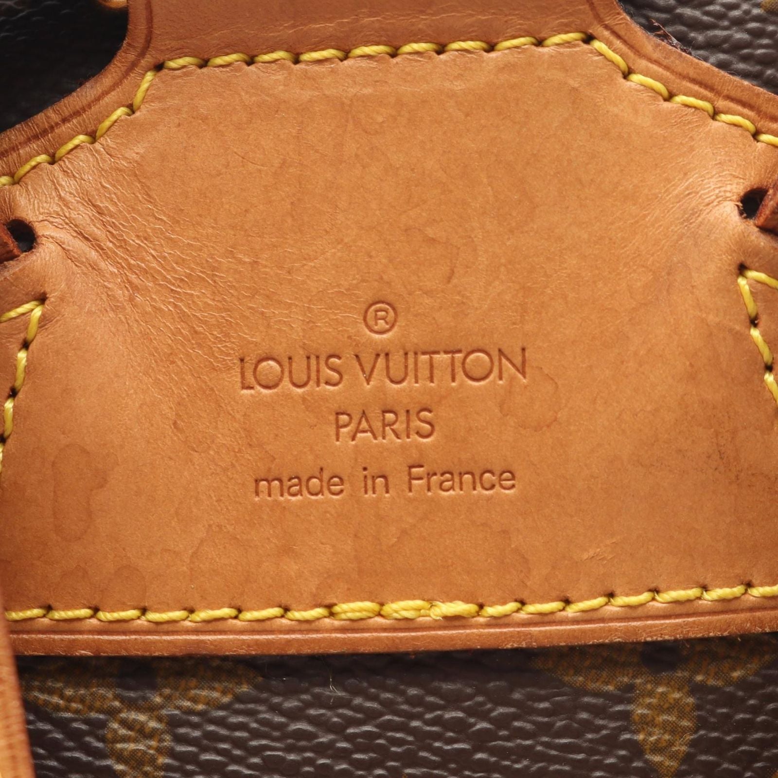 Louis Vuitton Backpack Montsouris MM Monogram Canvas Leather — view 4