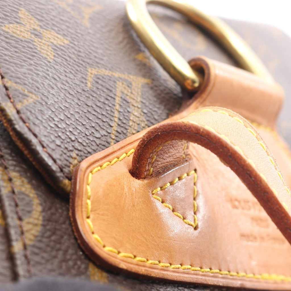 Louis Vuitton Backpack Montsouris MM Monogram Canvas Leather — view 6