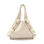 Gucci Shoulder Bag Guccissima Ivory Leather Guccissima Horsebit