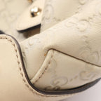 Gucci Shoulder Bag Guccissima Ivory Leather Guccissima Horsebit — view 8