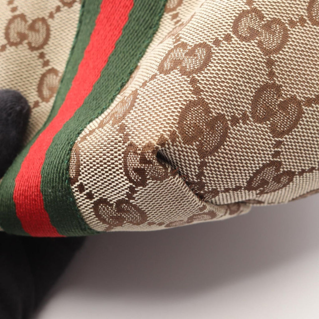 Gucci Tote Bag GG Canvas Sherry Line Beige White Multi — view 7
