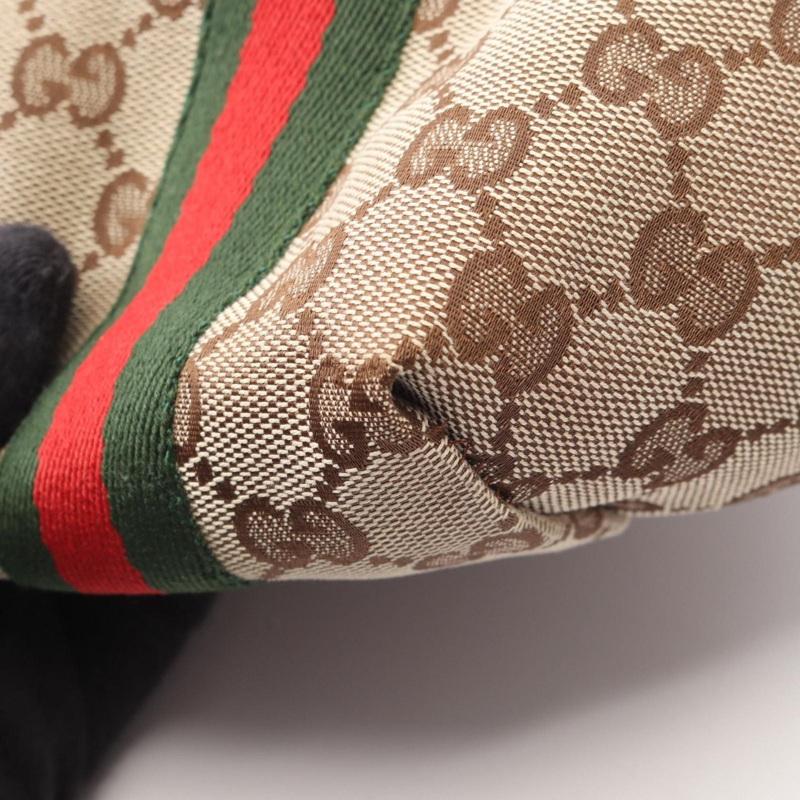 Gucci Tote Bag GG Canvas Sherry Line Beige White Multi — view 7