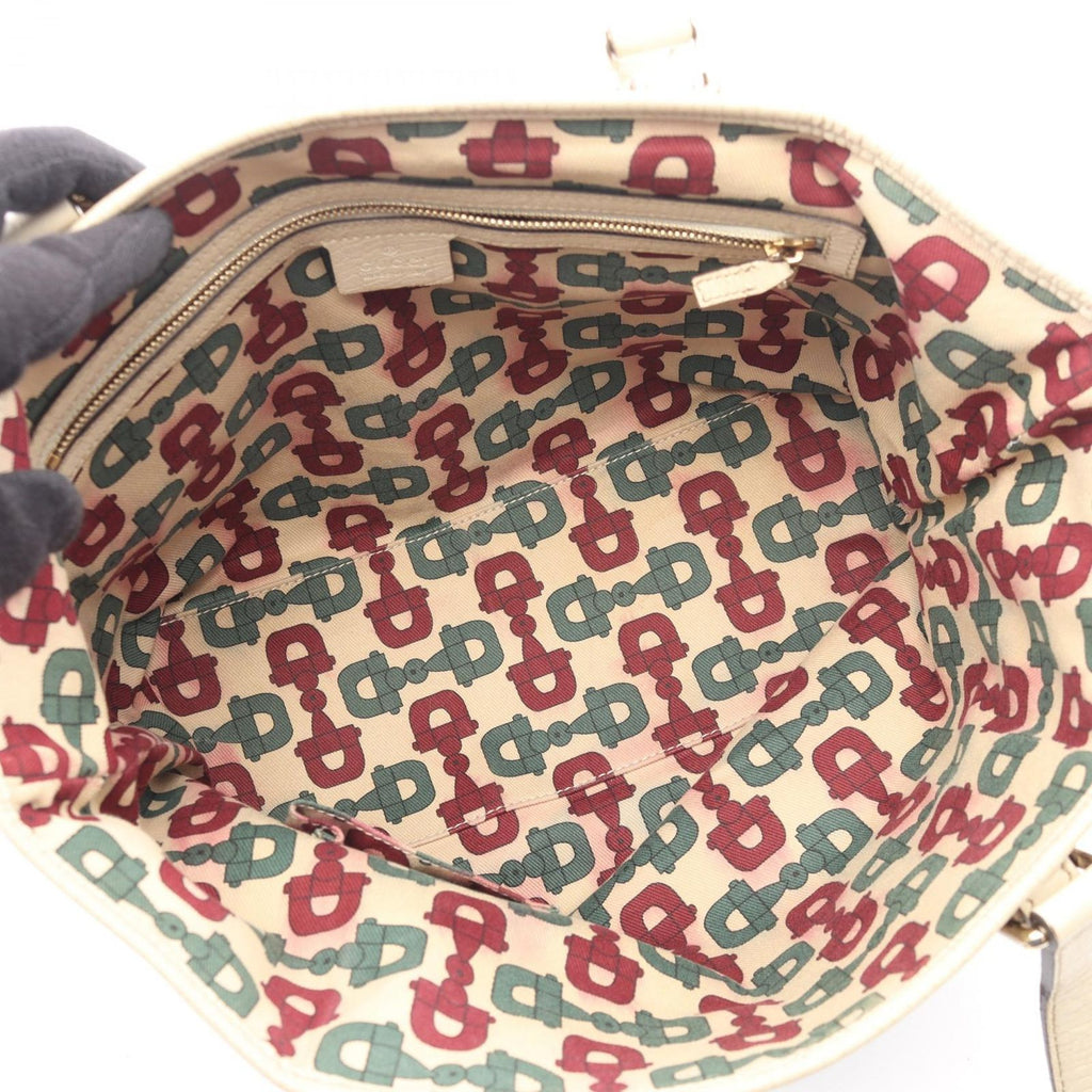 Gucci Tote Bag GG Canvas Sherry Line Beige White Multi — view 3