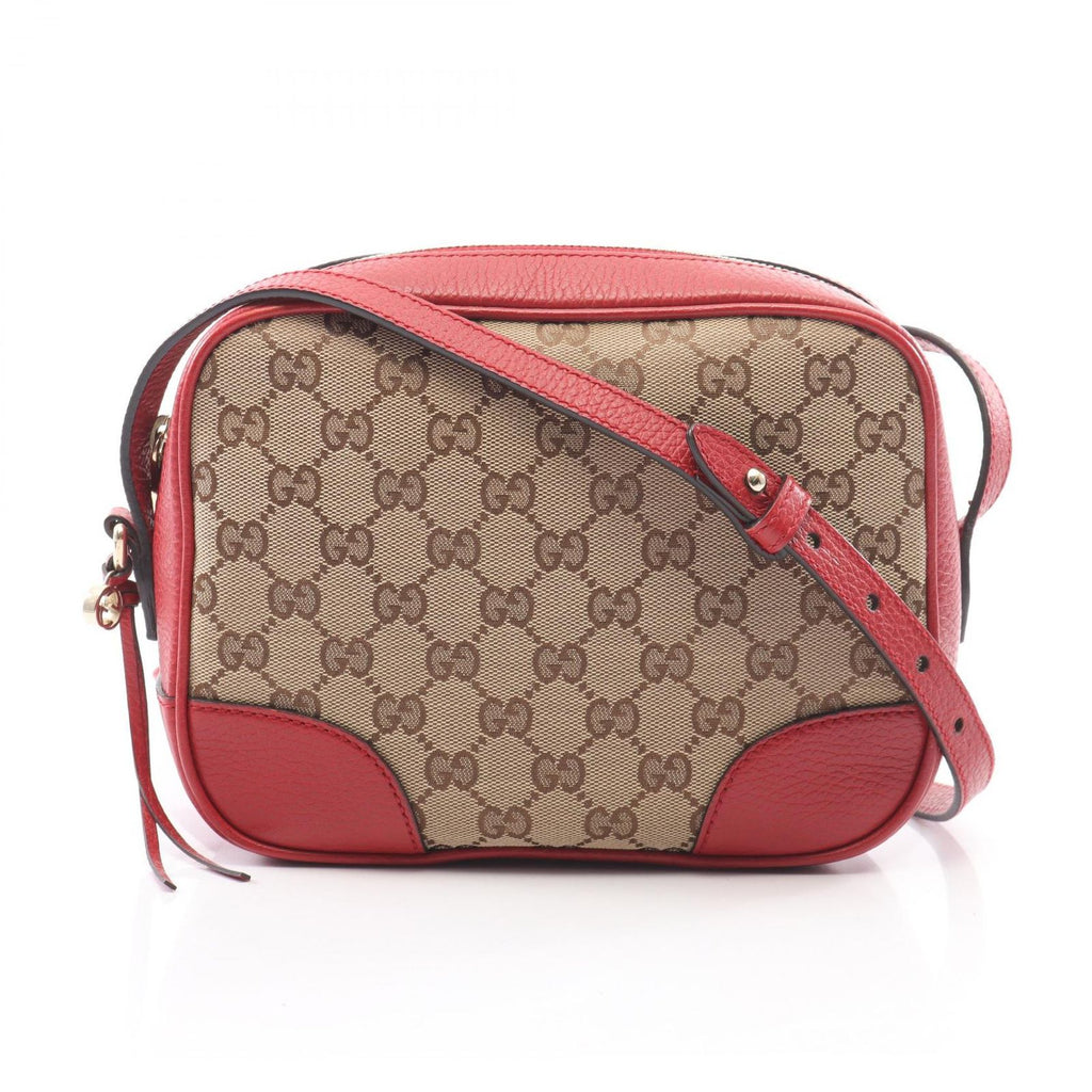 Gucci Shoulder Bag Bree GG Canvas Beige Brown