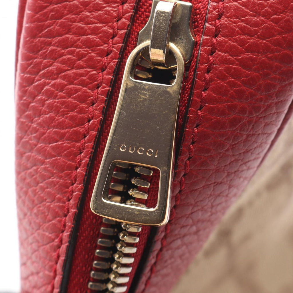 Gucci Shoulder Bag Bree GG Canvas Beige Brown — view 8