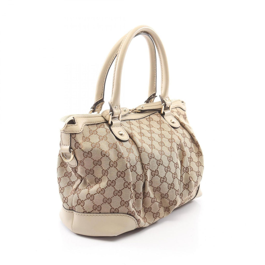 Gucci Sookie GG Canvas 2-Way Beige Brown Ivory Tote Bag — view 2