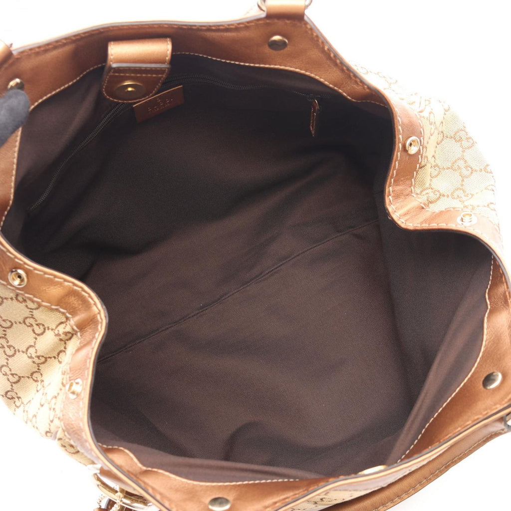 Gucci Sookie GG Canvas Blanc Beige Tote Bag — view 3
