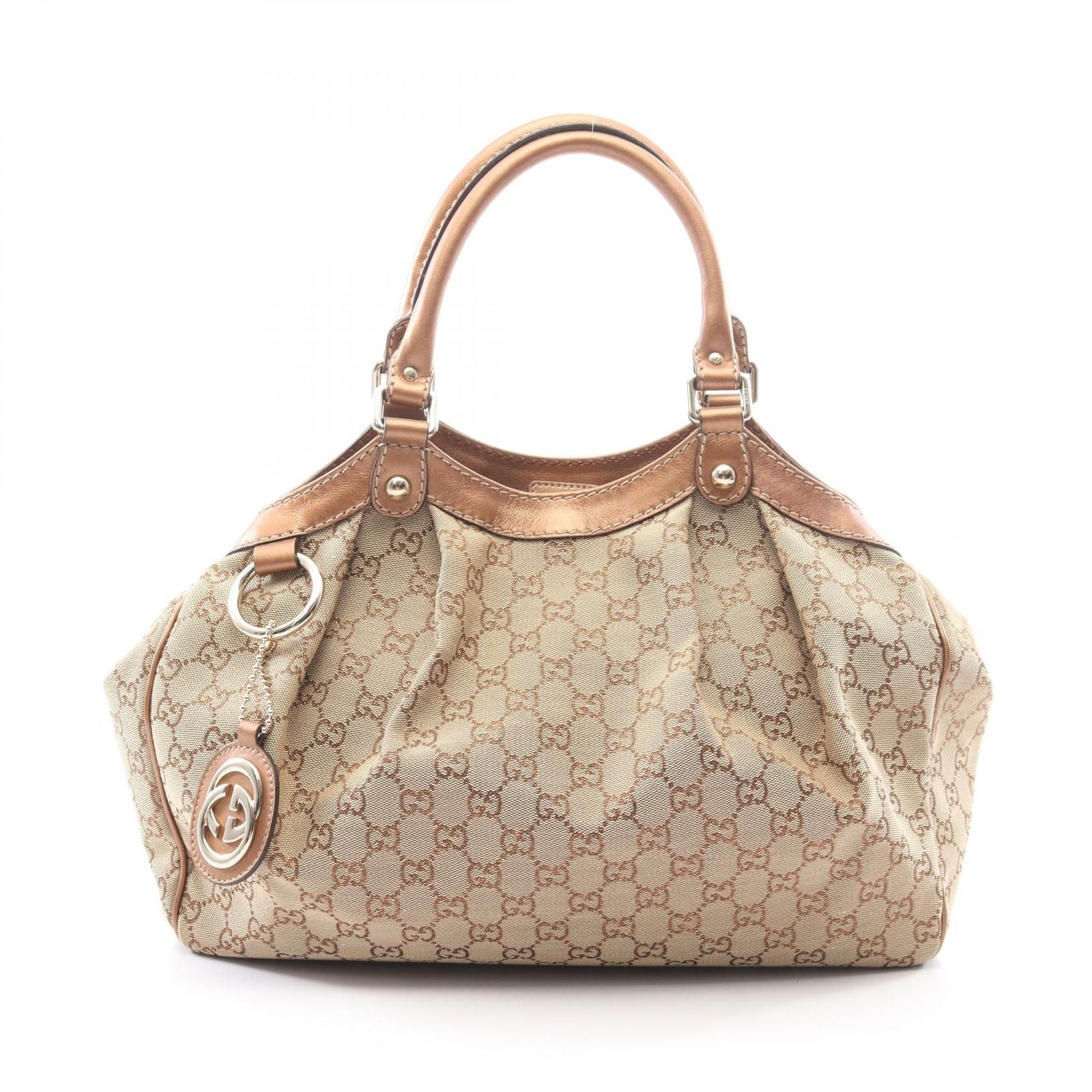 Gucci Sookie GG Canvas Blanc Beige Tote Bag