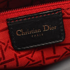 Dior Lady Dior Large Cannage 2-Way Black Leather Lady Dior Tote Bag — view 4