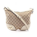 Gucci Shoulder Bag Brea GG Canvas Beige Brown White