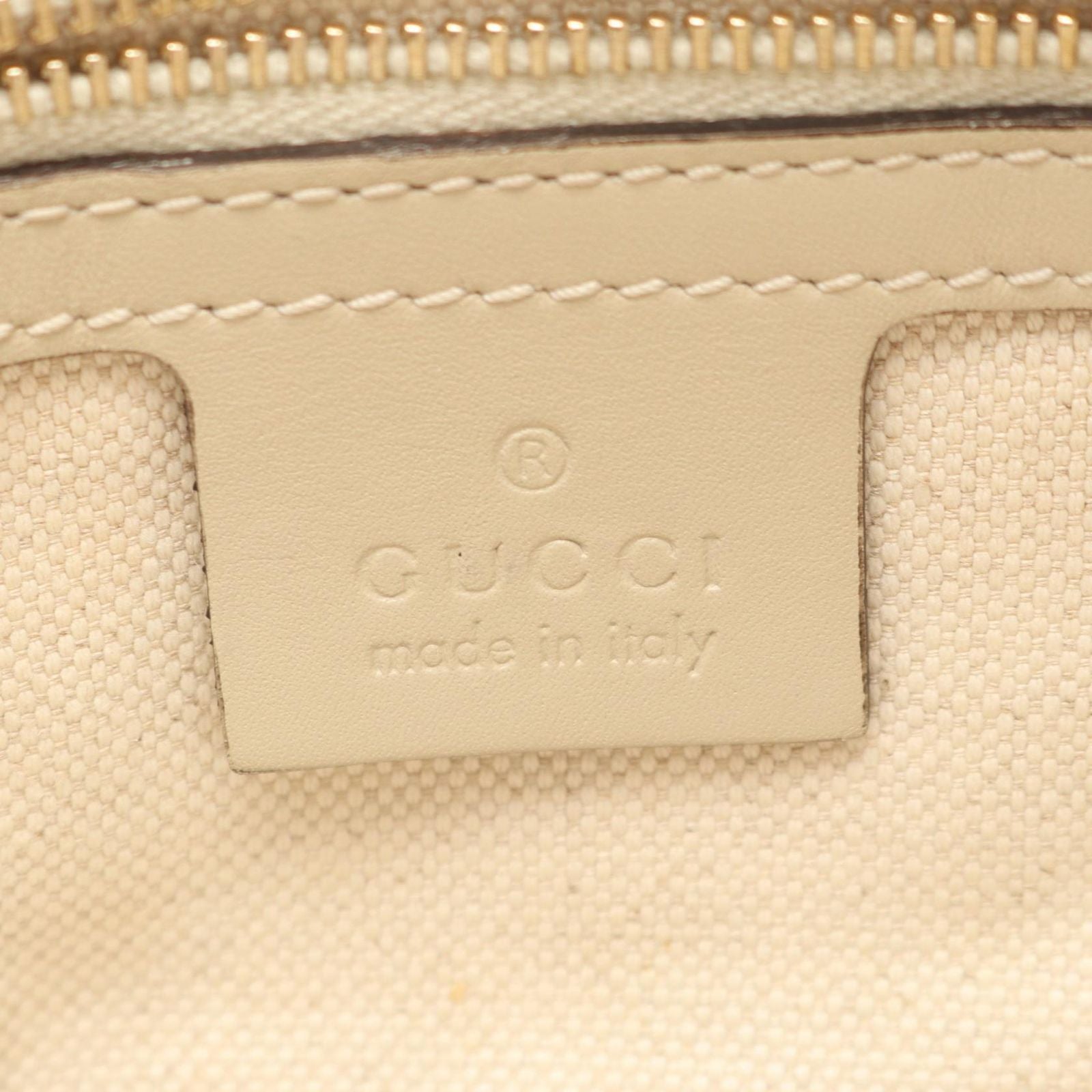 Gucci Shoulder Bag Brea GG Canvas Beige Brown White — view 4
