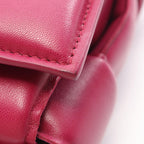 Bottega Veneta Shoulder Bag Padded Cassette Intrecciato Purple Leather — view 5