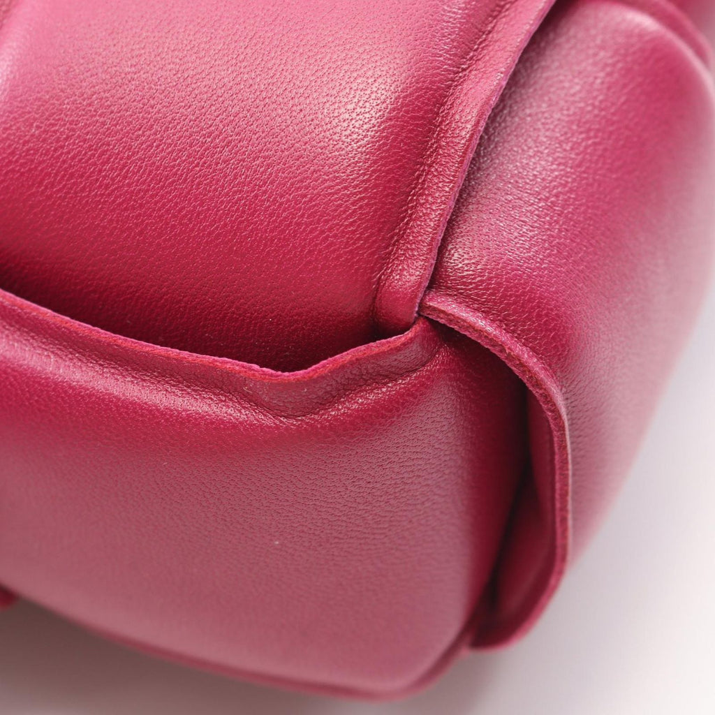 Bottega Veneta Shoulder Bag Padded Cassette Intrecciato Purple Leather — view 6
