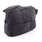 Bottega Veneta Shoulder Bag Small Padded Tech Cassette Maxi Intrecciato Black — view 2