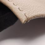 Fendi Clutch Selleria with Hand Strap Gray Leather Flat Pouch — view 6