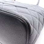 Chanel Tote Bag Reissue Black Caviar Leather — view 8